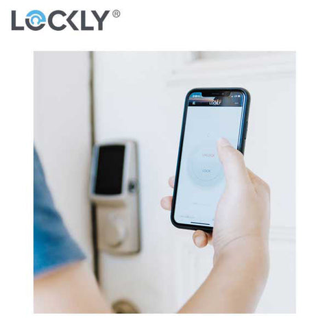 Lockly - PGD728MB - Secure Electronic Deadbolt - Bluetooth - Venetian Bronze - UHS Hardware Lockly - PGD728MB - Secure Electronic Deadbolt - Bluetooth - Venetian Bronze - UHS Hardware