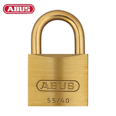 Abus - 55856 Padlock Brass 55Mb/40 Optional Keying Number Of Locks & Cylinders Abus - 55856 Padlock Brass 55Mb/40 Optional Keying Number Of Locks & Cylinders