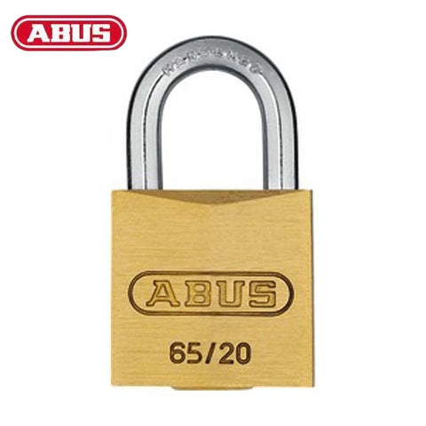 Abus - 65212 Padlock Brass 65/20 Optional Keying Number Of Locks & Cylinders Abus - 65212 Padlock Brass 65/20 Optional Keying Number Of Locks & Cylinders