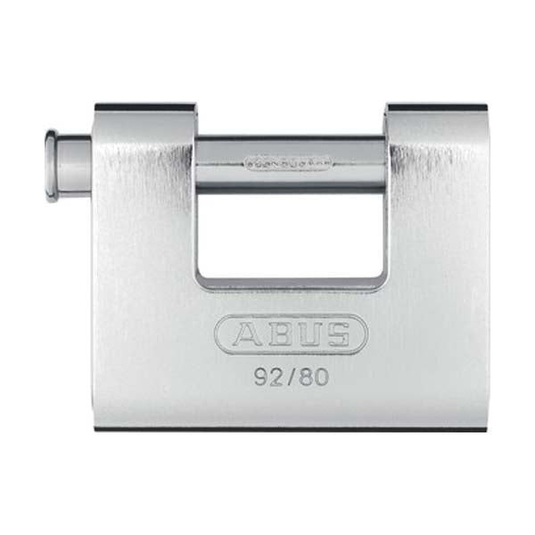 Abus - 82958 Padlock Steel 92/80 Optional Keying Locks & Cylinders