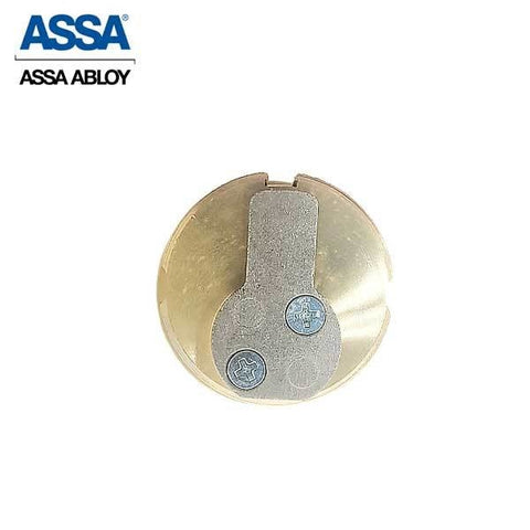 ASSA - MAX+ / Maximum + Security Mortise Cylinder - Adams Rite Cam - 1-1/2" - 605 - Bright Brass - UHS Hardware ASSA - MAX+ / Maximum + Security Mortise Cylinder - Adams Rite Cam - 1-1/2" - 605 - Bright Brass - UHS Hardware