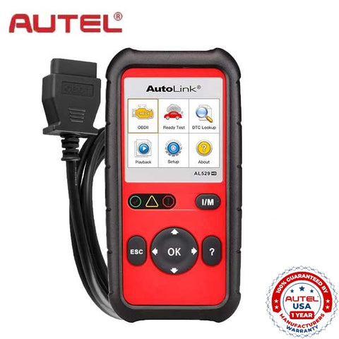 Autel - AutoLink - AL529HD - OBD2 / EOBD Heavy Duty Code Scanner and Emission Tester - UHS Hardware Autel - AutoLink - AL529HD - OBD2 / EOBD Heavy Duty Code Scanner and Emission Tester - UHS Hardware