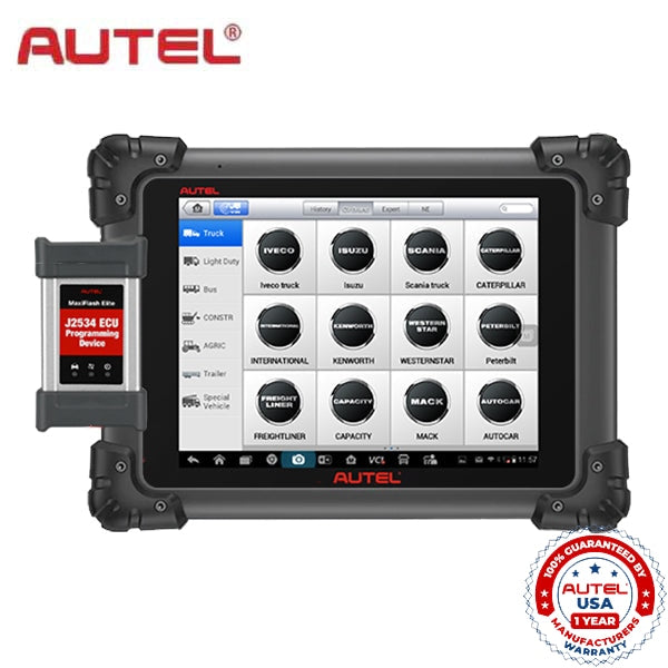 Autel - MaxiSys - MS908CV - OBD2 Heavy Duty Diagnostic Scanner - J2534 ECU Programming Device - UHS Hardware