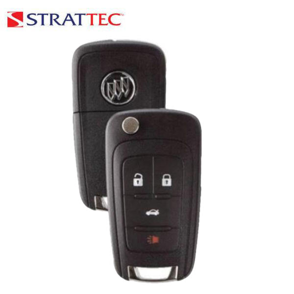 2010-2019 Buick / 4-Button Flip Key / PN: 5912555/ OHT01060512 (non-PEPS) (Strattec) - UHS Hardware 2010-2019 Buick / 4-Button Flip Key / PN: 5912555/ OHT01060512 (non-PEPS) (Strattec) - UHS Hardware
