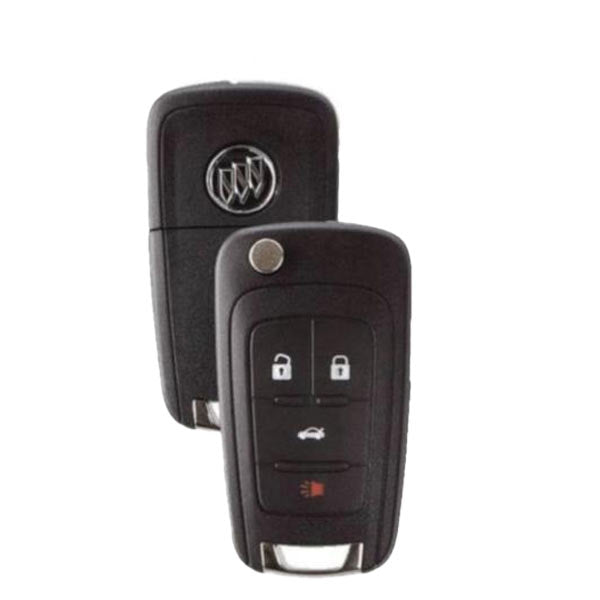2010-2019 Buick / 4-Button Flip Key / PN: 5912555/ OHT01060512 (non-PEPS) (Strattec) - UHS Hardware 2010-2019 Buick / 4-Button Flip Key / PN: 5912555/ OHT01060512 (non-PEPS) (Strattec) - UHS Hardware