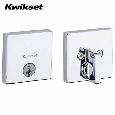Kwikset - 258 - Downtown Deadbolt - Single Cylinder - Square Rose - Optional Finish - SC1 Schlage - SmartKey Technology - Grade 1 - UHS Hardware Kwikset - 258 - Downtown Deadbolt - Single Cylinder - Square Rose - Optional Finish - SC1 Schlage - SmartKey Technology - Grade 1 - UHS Hardware