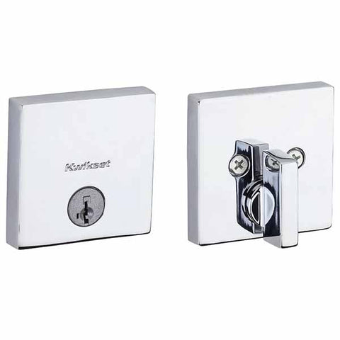 Kwikset - 258 - Downtown Deadbolt - Single Cylinder - Square Rose - Optional Finish - SC1 Schlage - SmartKey Technology - Grade 1 - UHS Hardware Kwikset - 258 - Downtown Deadbolt - Single Cylinder - Square Rose - Optional Finish - SC1 Schlage - SmartKey Technology - Grade 1 - UHS Hardware