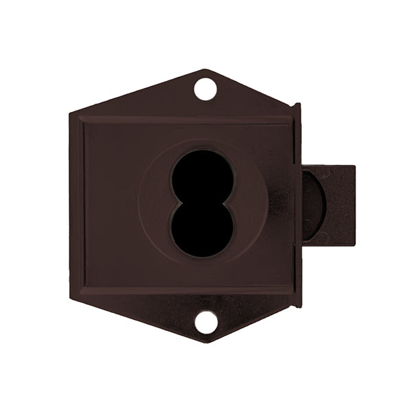 Olympus - 725M - IC Core Mortise Deadbolt Cabinet Door Lock - BEST SFIC - 1-1/16" to Cylinder Length - Standard Length Bolt - Oil Rubbed Bronze - Optional Handing - Grade 1 - UHS Hardware
