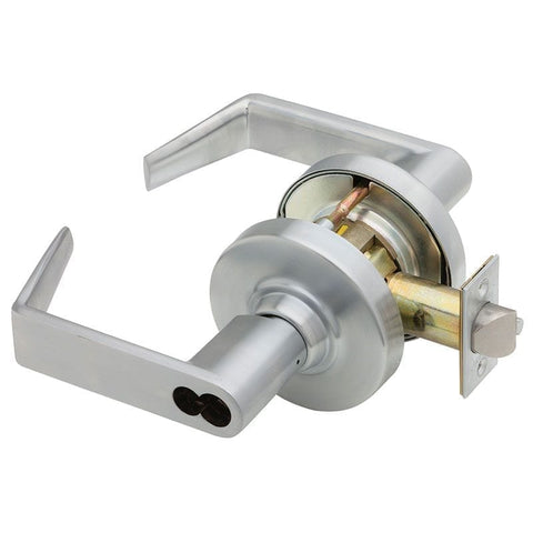 Schlage - ND80JD - Commercial Lever Set - Storeroom -Schlage FSIC Prep Less Core - Satin Chrome - Rhodes Lever - Fire Rated - Grade 1 Schlage - ND80JD - Commercial Lever Set - Storeroom -Schlage FSIC Prep Less Core - Satin Chrome - Rhodes Lever - Fire Rated - Grade 1