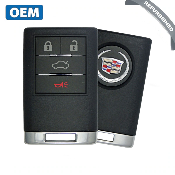 2008-2013 Cadillac CTS DTS / 4-Button Keyless Entry Remote / PN: 22889450 / OUC6000066 (OEM Refurb) - UHS Hardware 2008-2013 Cadillac CTS DTS / 4-Button Keyless Entry Remote / PN: 22889450 / OUC6000066 (OEM Refurb) - UHS Hardware