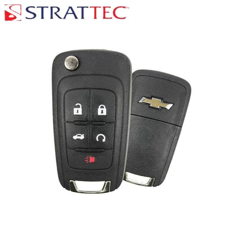 2010-2019 Chevrolet Camaro / Cruze / 5-Button Flip Key / PN: 5912545 / OHT01060512 (Strattec) - UHS Hardware 2010-2019 Chevrolet Camaro / Cruze / 5-Button Flip Key / PN: 5912545 / OHT01060512 (Strattec) - UHS Hardware