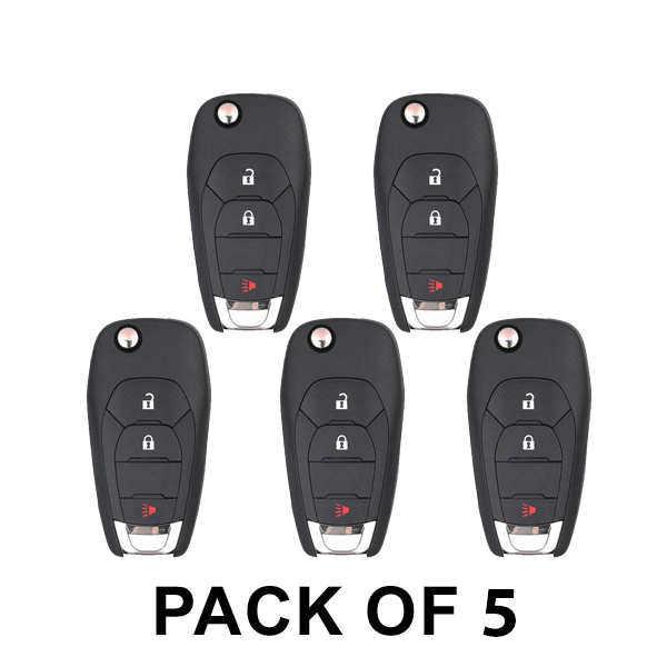 5 x 2016-2021 Chevrolet Cruze XL8 / 3-Button Remote Flip Key / PN: 13514134 / LXP-T004 (AFTERMARKET) (Pack of 5) - UHS Hardware 5 x 2016-2021 Chevrolet Cruze XL8 / 3-Button Remote Flip Key / PN: 13514134 / LXP-T004 (AFTERMARKET) (Pack of 5) - UHS Hardware