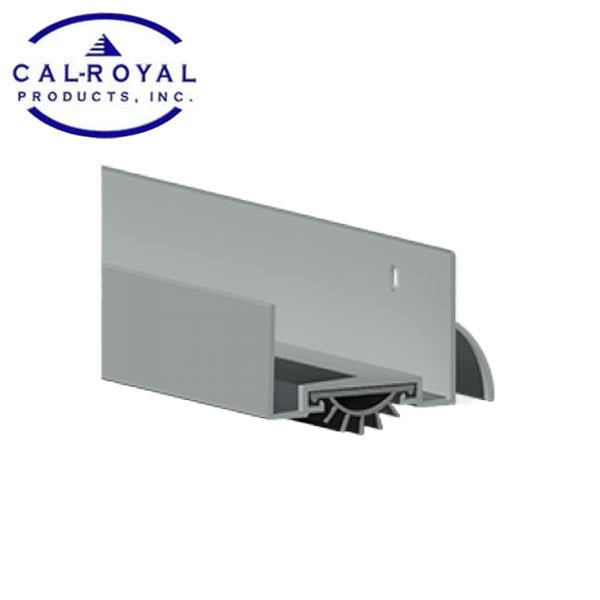 Cal-Royal - DSR-410 - Door Shoes w/ Rain Drip Design - Optional Length - Fire Rated - Aluminum - UHS Hardware Cal-Royal - DSR-410 - Door Shoes w/ Rain Drip Design - Optional Length - Fire Rated - Aluminum - UHS Hardware