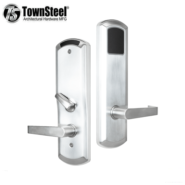 TownSteel - E-Kontos 1B 2000 Series Mortise Lock - Automatic Deadbolt - 2-3/4″ Backset - Sentinel Lever Set - Right Handed - Satin Chrome - Keyed Different - Grade 1 - UHS Hardware TownSteel - E-Kontos 1B 2000 Series Mortise Lock - Automatic Deadbolt - 2-3/4″ Backset - Sentinel Lever Set - Right Handed - Satin Chrome - Keyed Different - Grade 1 - UHS Hardware