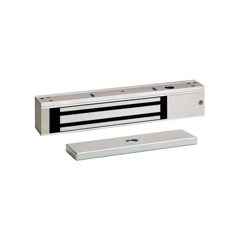 SDC - E600 - Single Magnetic Lock - Surface Mount - 600lbs. - 12/24VDC - Satin Aluminum - Grade 1 - UHS Hardware SDC - E600 - Single Magnetic Lock - Surface Mount - 600lbs. - 12/24VDC - Satin Aluminum - Grade 1 - UHS Hardware