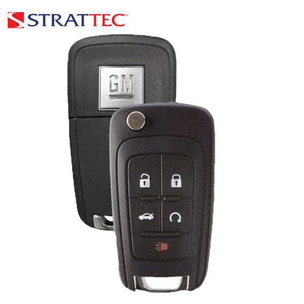 2010-2021 GMC Chevrolet Buick / 5-Button Flip Key / PN: 5913397/ OHT01060512 (Strattec) - UHS Hardware 2010-2021 GMC Chevrolet Buick / 5-Button Flip Key / PN: 5913397/ OHT01060512 (Strattec) - UHS Hardware