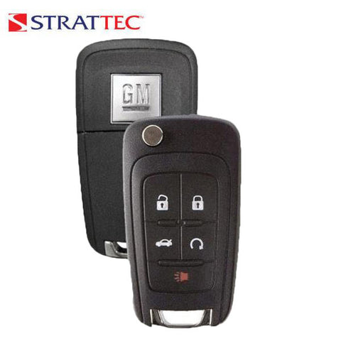 2010-2021 GMC Chevrolet Buick / 5-Button Flip Key / PN: 5913397/ OHT01060512 (Strattec) - UHS Hardware 2010-2021 GMC Chevrolet Buick / 5-Button Flip Key / PN: 5913397/ OHT01060512 (Strattec) - UHS Hardware