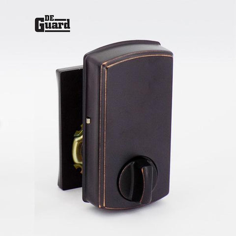 Electronic Keypad Keyed Deadbolt - Grade 3 - Oil Rubbed Bronze (SC1/KW1) - UHS Hardware Electronic Keypad Keyed Deadbolt - Grade 3 - Oil Rubbed Bronze (SC1/KW1) - UHS Hardware