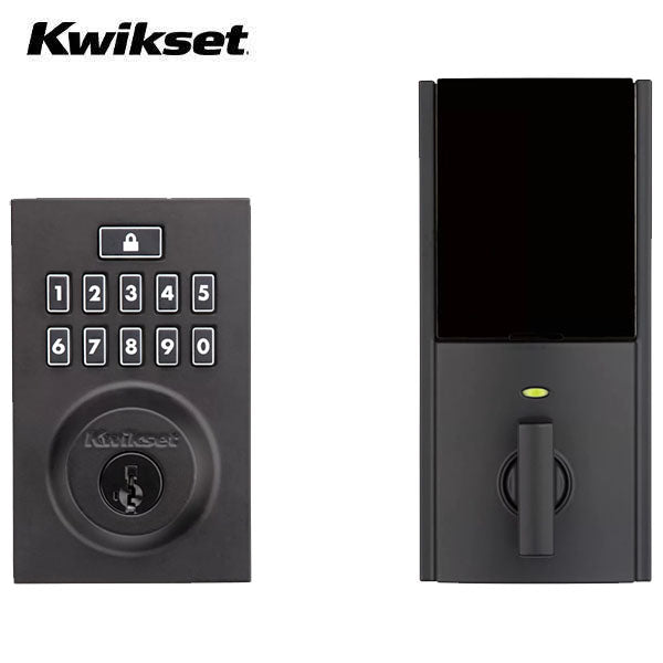 Kwikset - 913 - Smartcode Contemporary Electronic Deadbolt - 514 - Matte Black - Grade 2 - UHS Hardware Kwikset - 913 - Smartcode Contemporary Electronic Deadbolt - 514 - Matte Black - Grade 2 - UHS Hardware