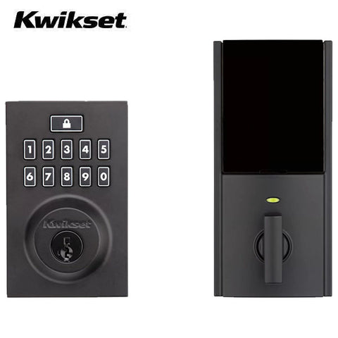 Kwikset - 913 - Smartcode Contemporary Electronic Deadbolt - 514 - Matte Black - Grade 2 - UHS Hardware Kwikset - 913 - Smartcode Contemporary Electronic Deadbolt - 514 - Matte Black - Grade 2 - UHS Hardware