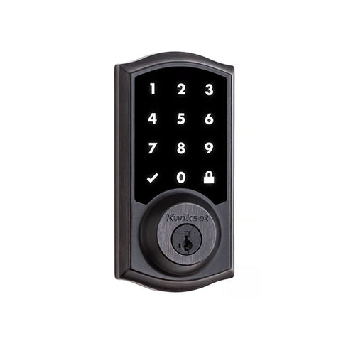Kwikset - 916 - SmartCode Traditional Electronic Deadbolt - with Zigbee Technology - US11P - Venetian Bronze - Grade 2 - UHS Hardware Kwikset - 916 - SmartCode Traditional Electronic Deadbolt - with Zigbee Technology - US11P - Venetian Bronze - Grade 2 - UHS Hardware