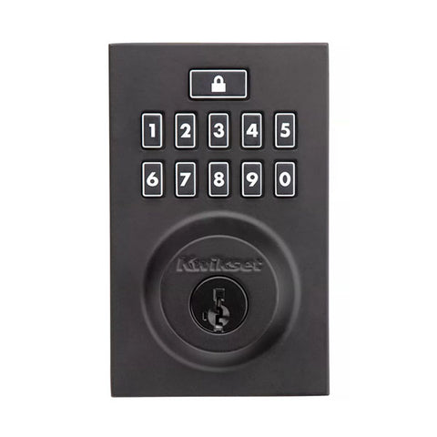 Kwikset - 913 - Smartcode Contemporary Electronic Deadbolt - 514 - Matte Black - Grade 2 - UHS Hardware Kwikset - 913 - Smartcode Contemporary Electronic Deadbolt - 514 - Matte Black - Grade 2 - UHS Hardware