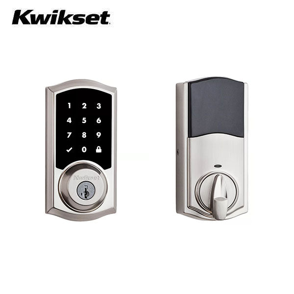 Kwikset - 916 - SmartCode Traditional Electronic Deadbolt - with Zigbee Technology - US15 - Satin Nickel - Grade 2 - UHS Hardware Kwikset - 916 - SmartCode Traditional Electronic Deadbolt - with Zigbee Technology - US15 - Satin Nickel - Grade 2 - UHS Hardware
