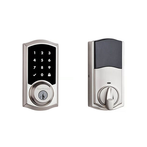 Kwikset - 916 - SmartCode Traditional Electronic Deadbolt - with Zigbee Technology - US15 - Satin Nickel - Grade 2 - UHS Hardware Kwikset - 916 - SmartCode Traditional Electronic Deadbolt - with Zigbee Technology - US15 - Satin Nickel - Grade 2 - UHS Hardware