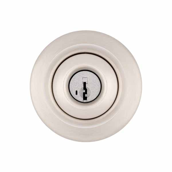 Kwikset - 400 - Polo Knob - Round Rose - 15 - Satin Nickel - Entrance - SC1 Schlage - SmartKey Technology - Grade 3 - UHS Hardware Kwikset - 400 - Polo Knob - Round Rose - 15 - Satin Nickel - Entrance - SC1 Schlage - SmartKey Technology - Grade 3 - UHS Hardware