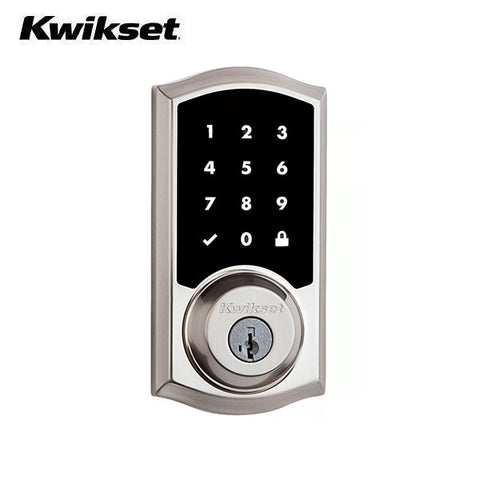 Kwikset - 916 - SmartCode Traditional Electronic Deadbolt - with Zigbee Technology - US15 - Satin Nickel - Grade 2 - UHS Hardware Kwikset - 916 - SmartCode Traditional Electronic Deadbolt - with Zigbee Technology - US15 - Satin Nickel - Grade 2 - UHS Hardware