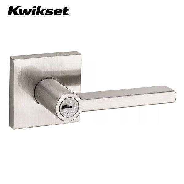 Kwikset - Halifax Lever Set - Square Rose - Optional Finish - Optional Function - SmartKey Technology - Grade 2 - UHS Hardware Kwikset - Halifax Lever Set - Square Rose - Optional Finish - Optional Function - SmartKey Technology - Grade 2 - UHS Hardware