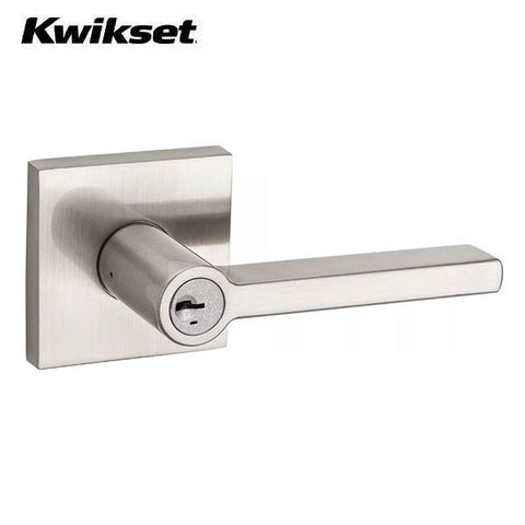Kwikset - Halifax Lever Set - Square Rose - Optional Finish - Optional Function - SmartKey Technology - Grade 2 - UHS Hardware Kwikset - Halifax Lever Set - Square Rose - Optional Finish - Optional Function - SmartKey Technology - Grade 2 - UHS Hardware