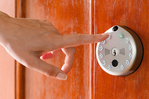 WiFi All-In-One Camera Deadbolt - w/ Multiple Functions - SC1 - Satin Nickel (GATE) - UHS Hardware WiFi All-In-One Camera Deadbolt - w/ Multiple Functions - SC1 - Satin Nickel (GATE) - UHS Hardware