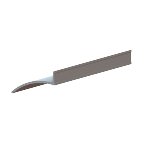 Hager - 810S - 48" Overhead Rain Drip Guard - Weatherstrip - Mill Finish Aluminum - UHS Hardware Hager - 810S - 48" Overhead Rain Drip Guard - Weatherstrip - Mill Finish Aluminum - UHS Hardware