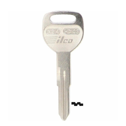 HD103-NP HONDA AUTO Key Blank - ILCO - UHS Hardware HD103-NP HONDA AUTO Key Blank - ILCO - UHS Hardware