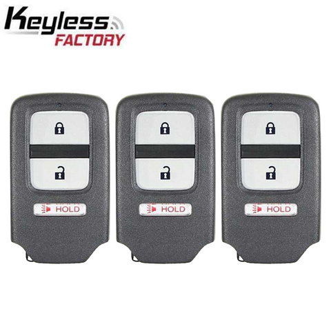 3 x 2013-2015 Honda Crosstour / 3-Button Smart Key / PN: 72147-TP6-A61 / ACJ932HK1210A (AFTERMARKET) (Pack Of 3) - UHS Hardware 3 x 2013-2015 Honda Crosstour / 3-Button Smart Key / PN: 72147-TP6-A61 / ACJ932HK1210A (AFTERMARKET) (Pack Of 3) - UHS Hardware