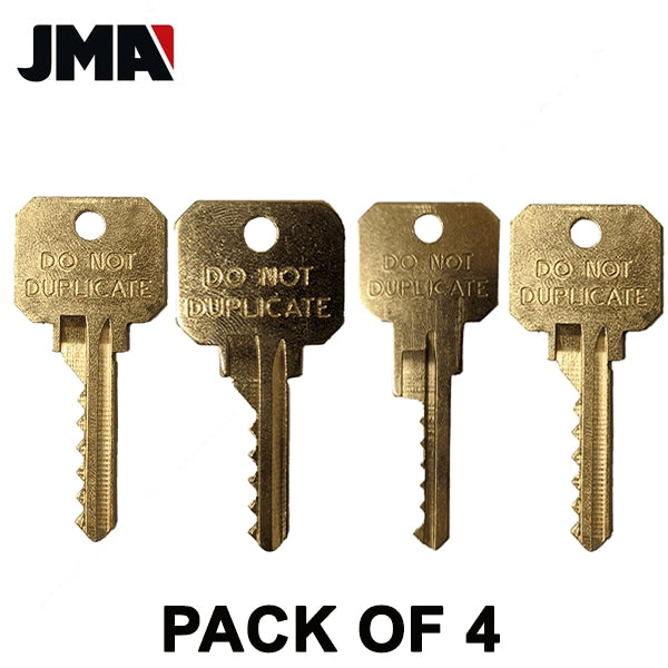 4 x JMA - BUMP Keys For SC1 / SC4 / KW1 / KW11 (BUNDLE OF 4)
