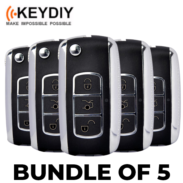 5 x KEYDIY Remote Flip Key Blank for CHRYSLER—Bentley Style (KD-NB07) (BUNDLE OF 5) - UHS Hardware 5 x KEYDIY Remote Flip Key Blank for CHRYSLER—Bentley Style (KD-NB07) (BUNDLE OF 5) - UHS Hardware