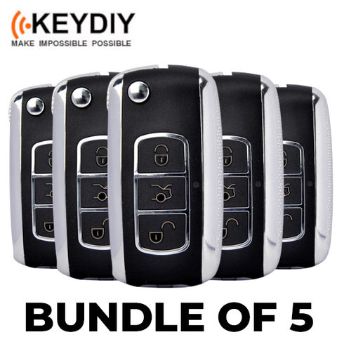 5 x KEYDIY Remote Flip Key Blank for CHRYSLER—Bentley Style (KD-NB07) (BUNDLE OF 5) - UHS Hardware 5 x KEYDIY Remote Flip Key Blank for CHRYSLER—Bentley Style (KD-NB07) (BUNDLE OF 5) - UHS Hardware