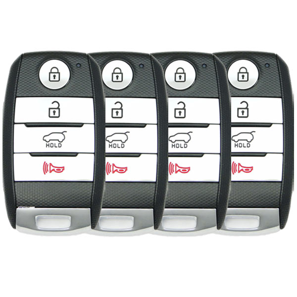 4 x 2015-2020 Kia Sportage Sorento Niro / 4-Button Smart Keys / TQ8-FOB-4F08 / TQ8-FOB-4F06 (BUNDLE OF 4) - UHS Hardware 4 x 2015-2020 Kia Sportage Sorento Niro / 4-Button Smart Keys / TQ8-FOB-4F08 / TQ8-FOB-4F06 (BUNDLE OF 4) - UHS Hardware