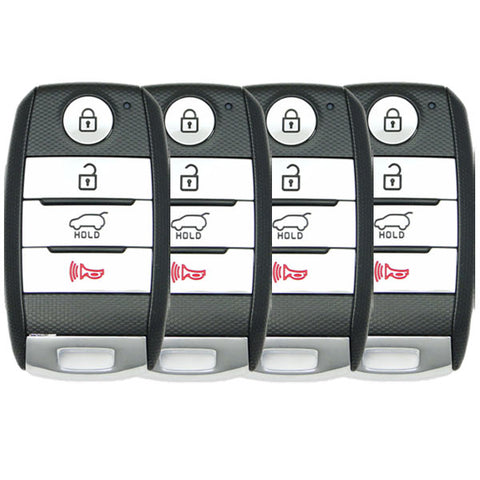 4 x 2015-2020 Kia Sportage Sorento Niro / 4-Button Smart Keys / TQ8-FOB-4F08 / TQ8-FOB-4F06 (BUNDLE OF 4) - UHS Hardware 4 x 2015-2020 Kia Sportage Sorento Niro / 4-Button Smart Keys / TQ8-FOB-4F08 / TQ8-FOB-4F06 (BUNDLE OF 4) - UHS Hardware