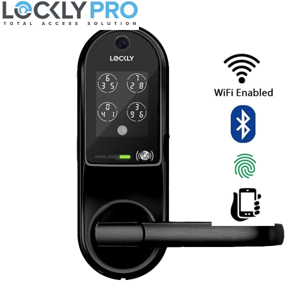 Lockly - PGD698 - Vision Doorbell Video Camera Smart Lock - Interconnected Edition - Fingerprint Reader - Bluetooth - WiFi - Optional Finish (PREORDER) - UHS Hardware