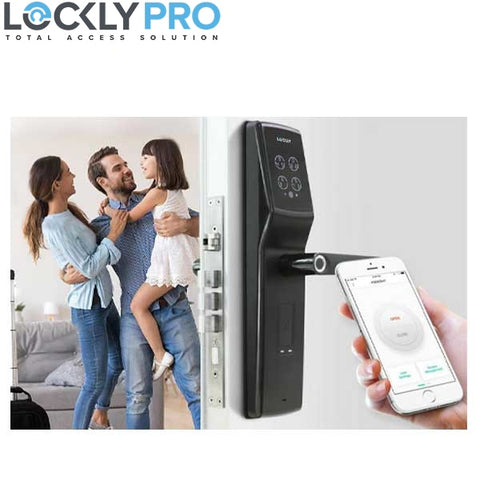 Lockly - PGD829AFVB- Secure Lux - Mortise Smart Lock - Fingerprint Reader - RFID Card - Bluetooth - Venetian Bronze - UHS Hardware Lockly - PGD829AFVB- Secure Lux - Mortise Smart Lock - Fingerprint Reader - RFID Card - Bluetooth - Venetian Bronze - UHS Hardware