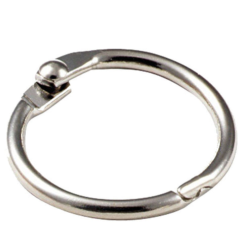 LuckyLine - 24302 - 1 Metal Binder Ring - (2 Pack) - UHS Hardware LuckyLine - 24302 - 1 Metal Binder Ring - (2 Pack) - UHS Hardware