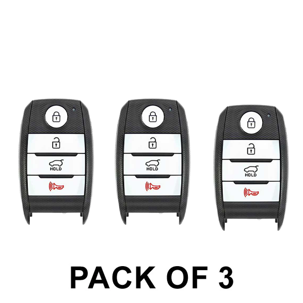 3 x 2019-2020 Kia Sorento / 4-Button Smart Key / PN: 95440-C6100 / TQ8-FOB-4F06 (UMa PE) (AFTERMARKET) (Pack of 3) - UHS Hardware 3 x 2019-2020 Kia Sorento / 4-Button Smart Key / PN: 95440-C6100 / TQ8-FOB-4F06 (UMa PE) (AFTERMARKET) (Pack of 3) - UHS Hardware