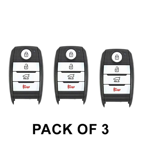 3 x 2019-2020 Kia Sorento / 4-Button Smart Key / PN: 95440-C6100 / TQ8-FOB-4F06 (UMa PE) (AFTERMARKET) (Pack of 3) - UHS Hardware 3 x 2019-2020 Kia Sorento / 4-Button Smart Key / PN: 95440-C6100 / TQ8-FOB-4F06 (UMa PE) (AFTERMARKET) (Pack of 3) - UHS Hardware
