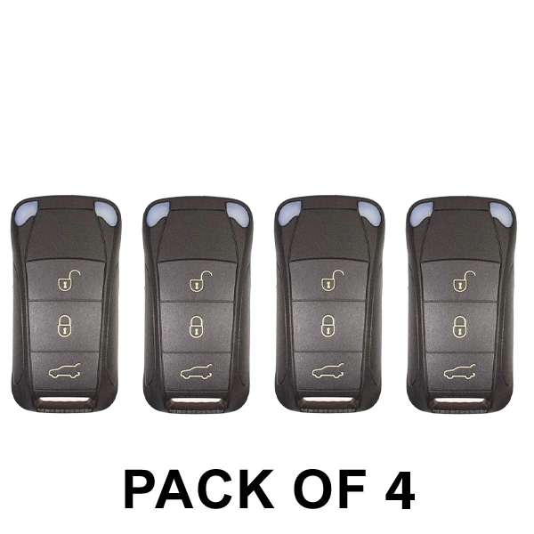4 x 2004-2011 Porsche Cayenne / 4-Button Flip Key / 267-104-187 / KR55WK45032 / Keyless Go (AFTERMARKET) (Pack of 4) - UHS Hardware 4 x 2004-2011 Porsche Cayenne / 4-Button Flip Key / 267-104-187 / KR55WK45032 / Keyless Go (AFTERMARKET) (Pack of 4) - UHS Hardware