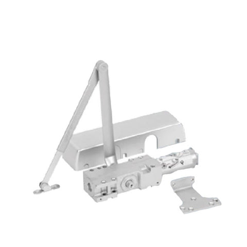 GAAB - R403-00 - Door Closers - Fire Rated - Adjustable Arm - Sizes 1-6 - Satin Stainless - Grade 1 - UHS Hardware GAAB - R403-00 - Door Closers - Fire Rated - Adjustable Arm - Sizes 1-6 - Satin Stainless - Grade 1 - UHS Hardware