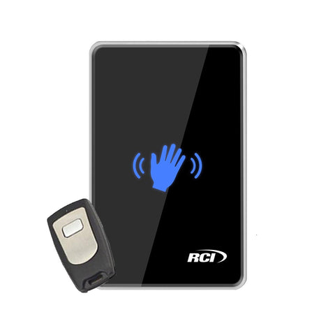 RCI 910TC Touchless Switch For The Activation Of Automatic Doors - w/ Receiver Module & Remote Transmitter (KIT) - UHS Hardware RCI 910TC Touchless Switch For The Activation Of Automatic Doors - w/ Receiver Module & Remote Transmitter (KIT) - UHS Hardware