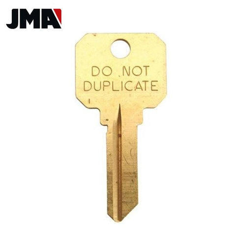 Schlage Key SC1 (Do Not Duplicate) Blanks - Brass (JMA) - UHS Hardware Schlage Key SC1 (Do Not Duplicate) Blanks - Brass (JMA) - UHS Hardware